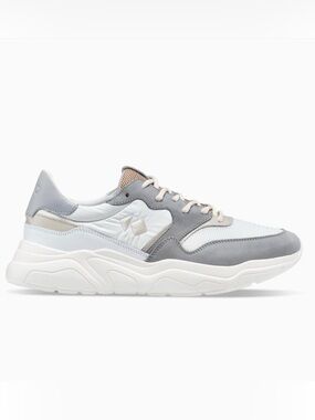 KOIO Avalanche  Light Gray and White Women's Athletic Sneaker